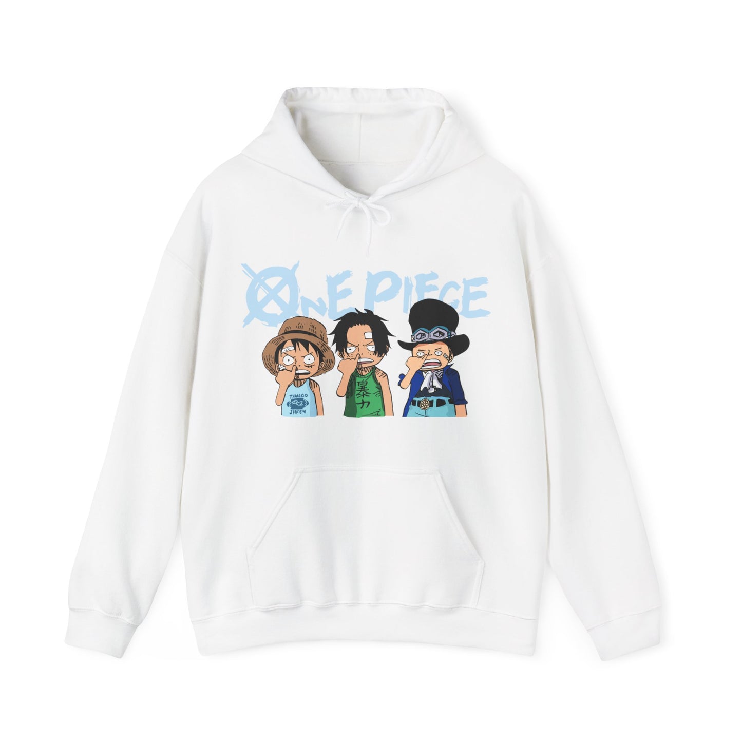 Luffy & Brothers One Piece Hoodie – Unisex Anime Merch