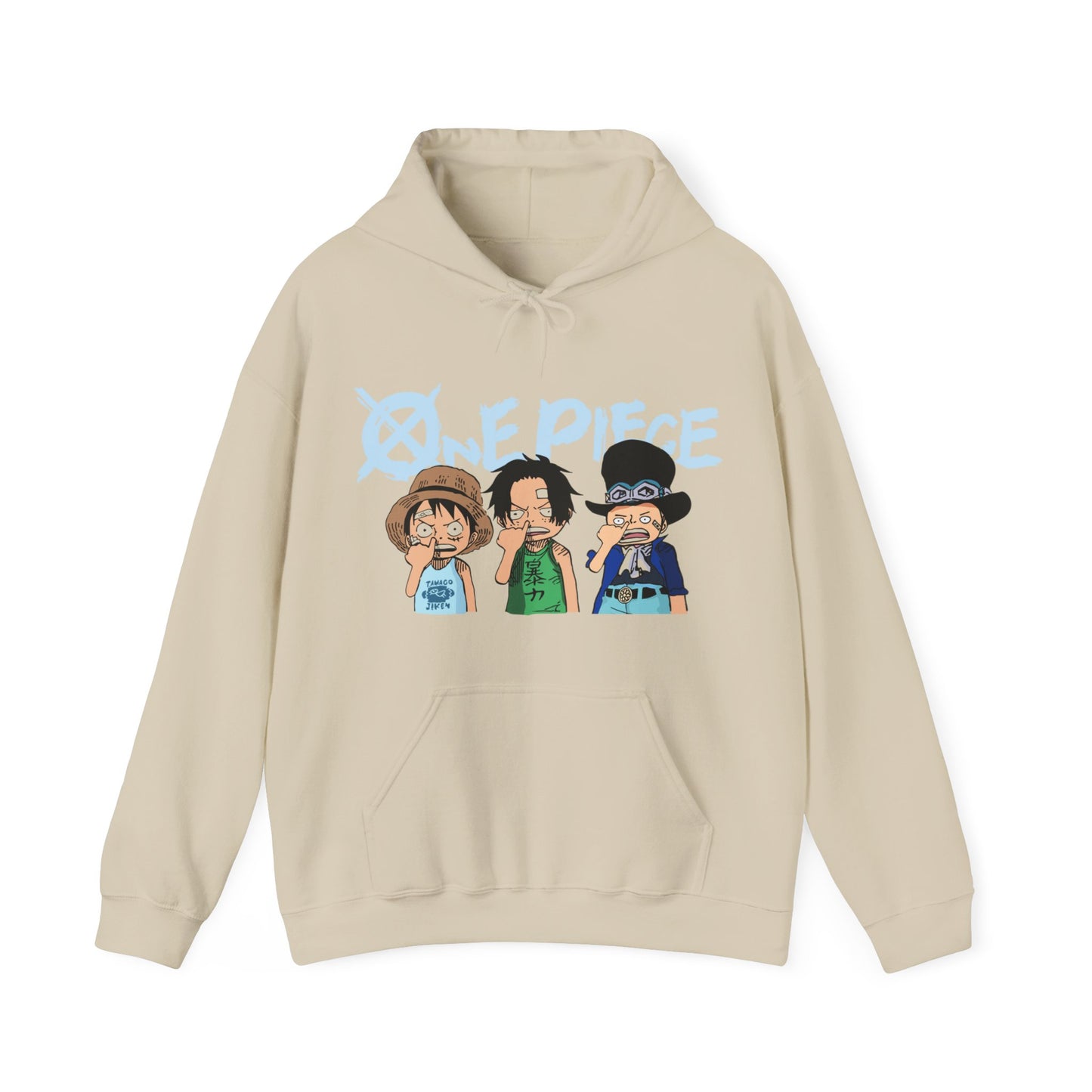 Luffy & Brothers One Piece Hoodie – Unisex Anime Merch