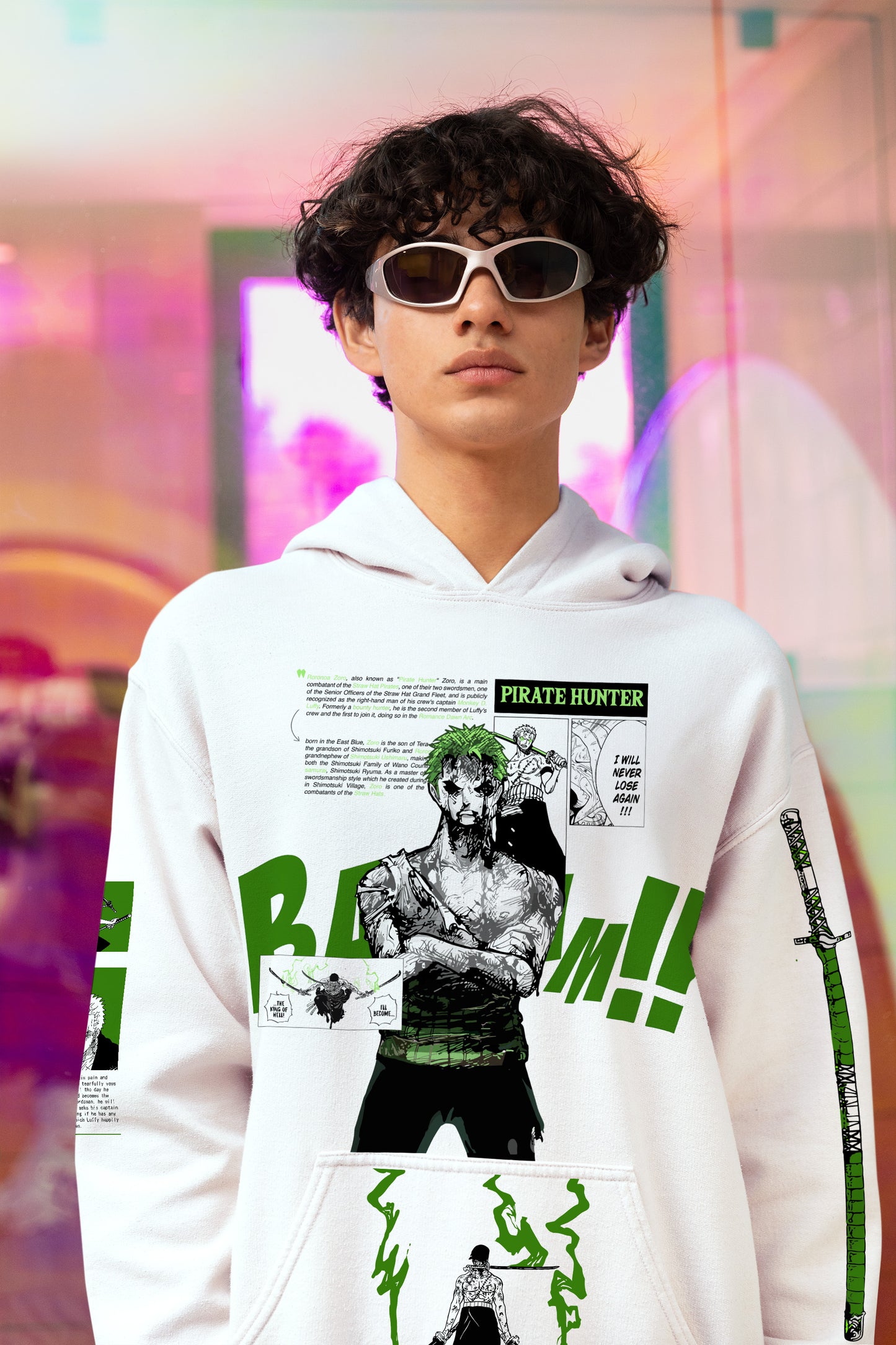 Roronoa Zoro One Piece Hoodie – Unisex Anime Merch