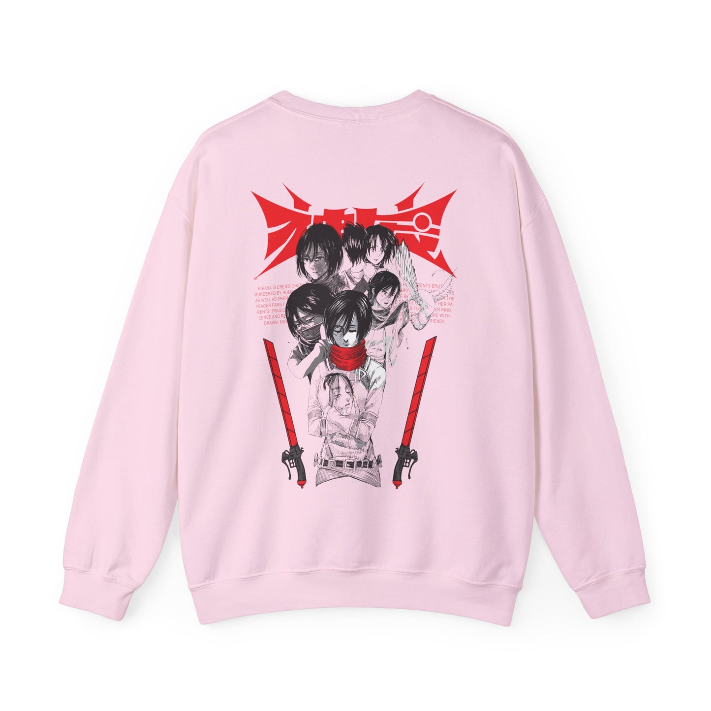 Mikasa Ackerman Attack on Titan Sweatshirt – Unisex Anime Merch