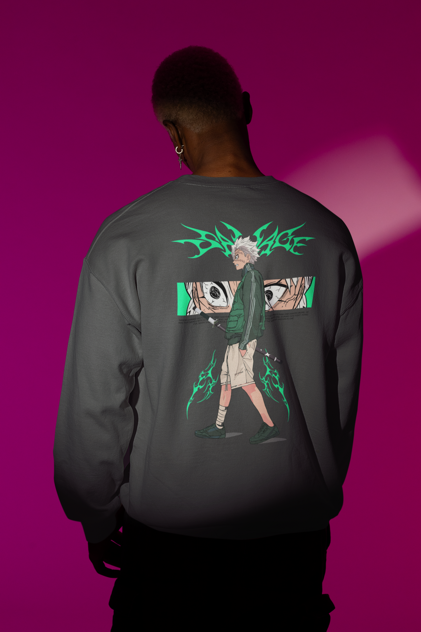 Sanemi Shinazugawa Wind Hashira Sweatshirt – Unisex Anime Merch