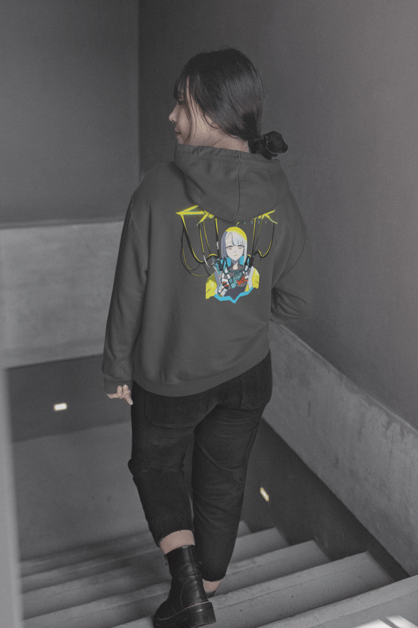 Cyberpunk Anime Hoodie – Unisex Anime Merch