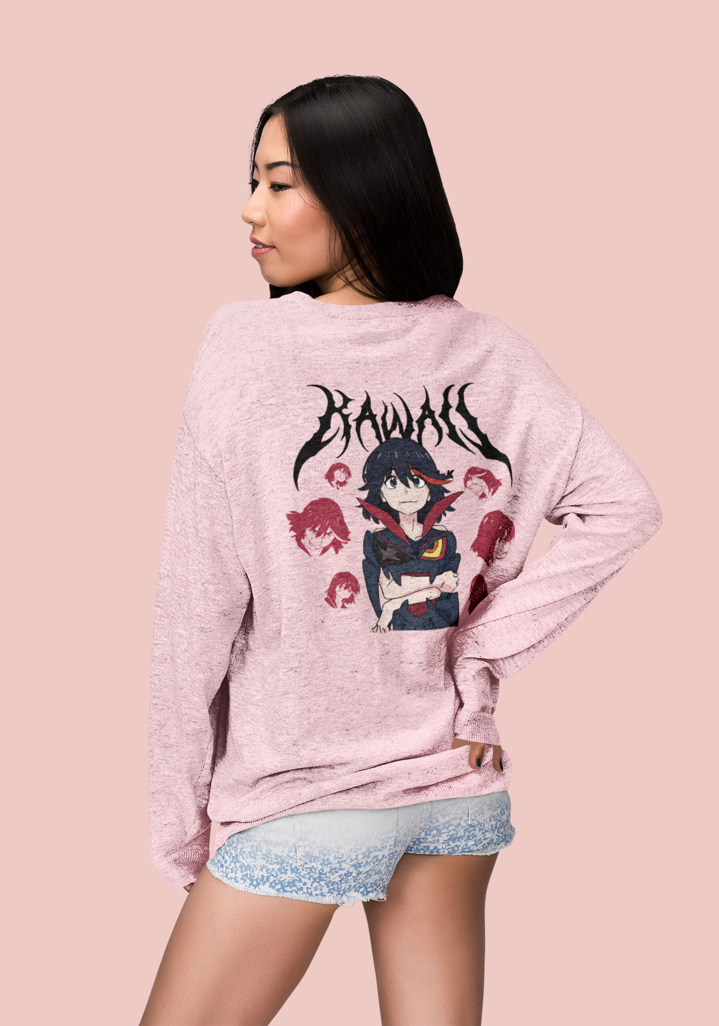 Ryuko Matoi Kill la Kill Sweatshirt – Unisex Anime Streetwear