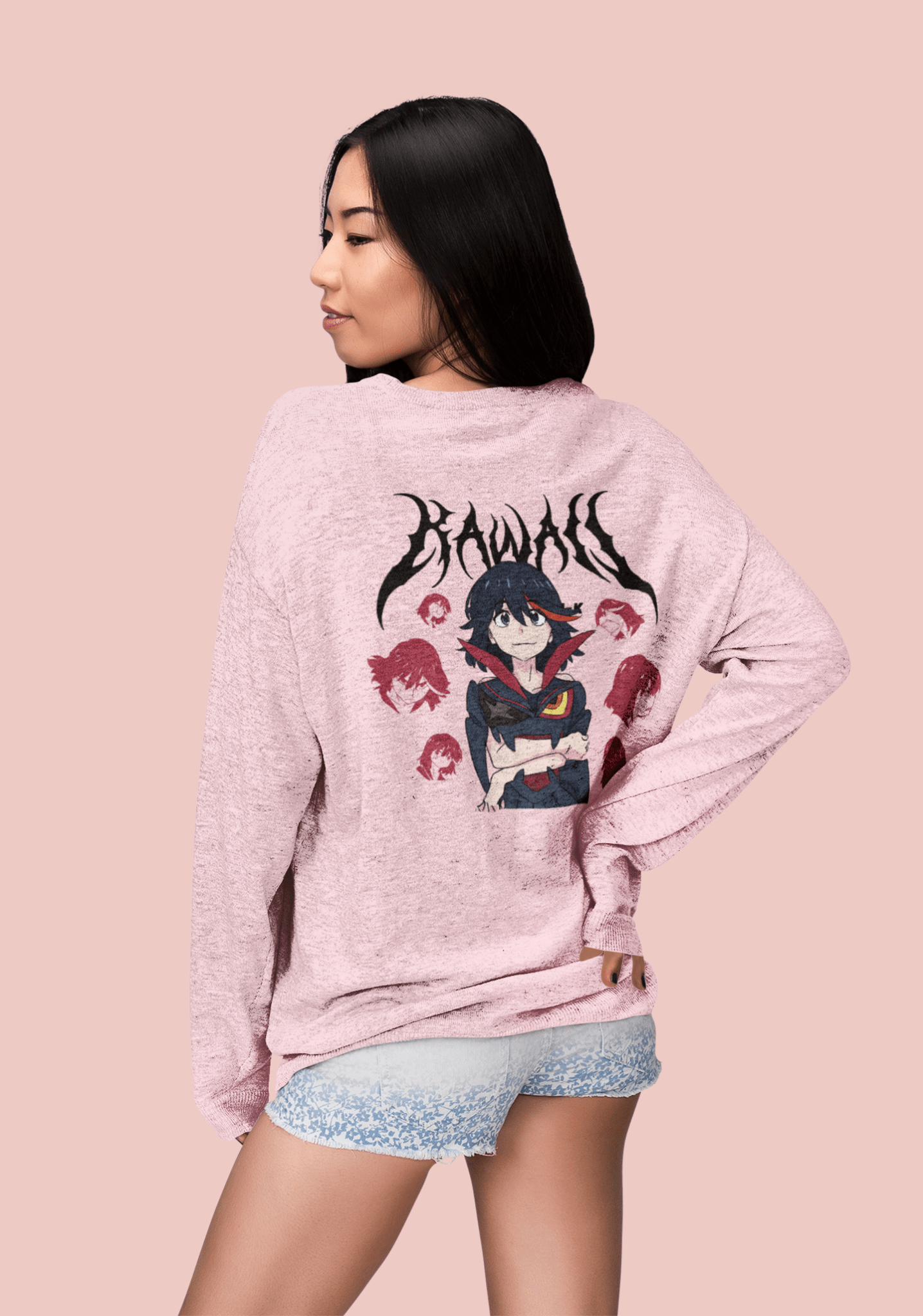 Ryuko Matoi Kill la Kill Anime Sweatshirt – Unisex Anime Streetwear