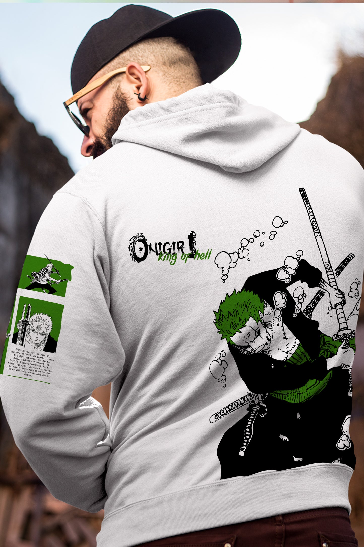 Roronoa Zoro One Piece Hoodie – Unisex Anime Merch