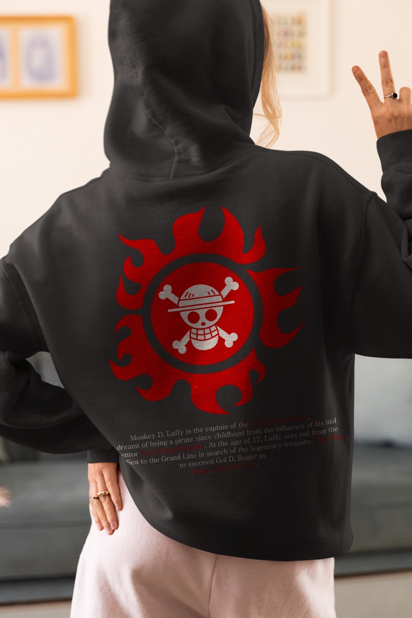 Monkey D. Luffy Gear 5 One Piece Anime Hoodie – Unisex