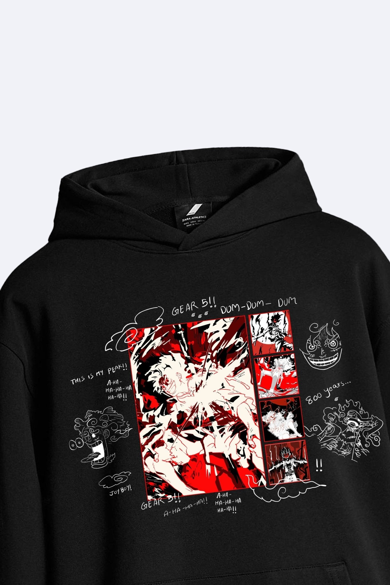Monkey D. Luffy Gear 5 One Piece Anime Hoodie – Unisex