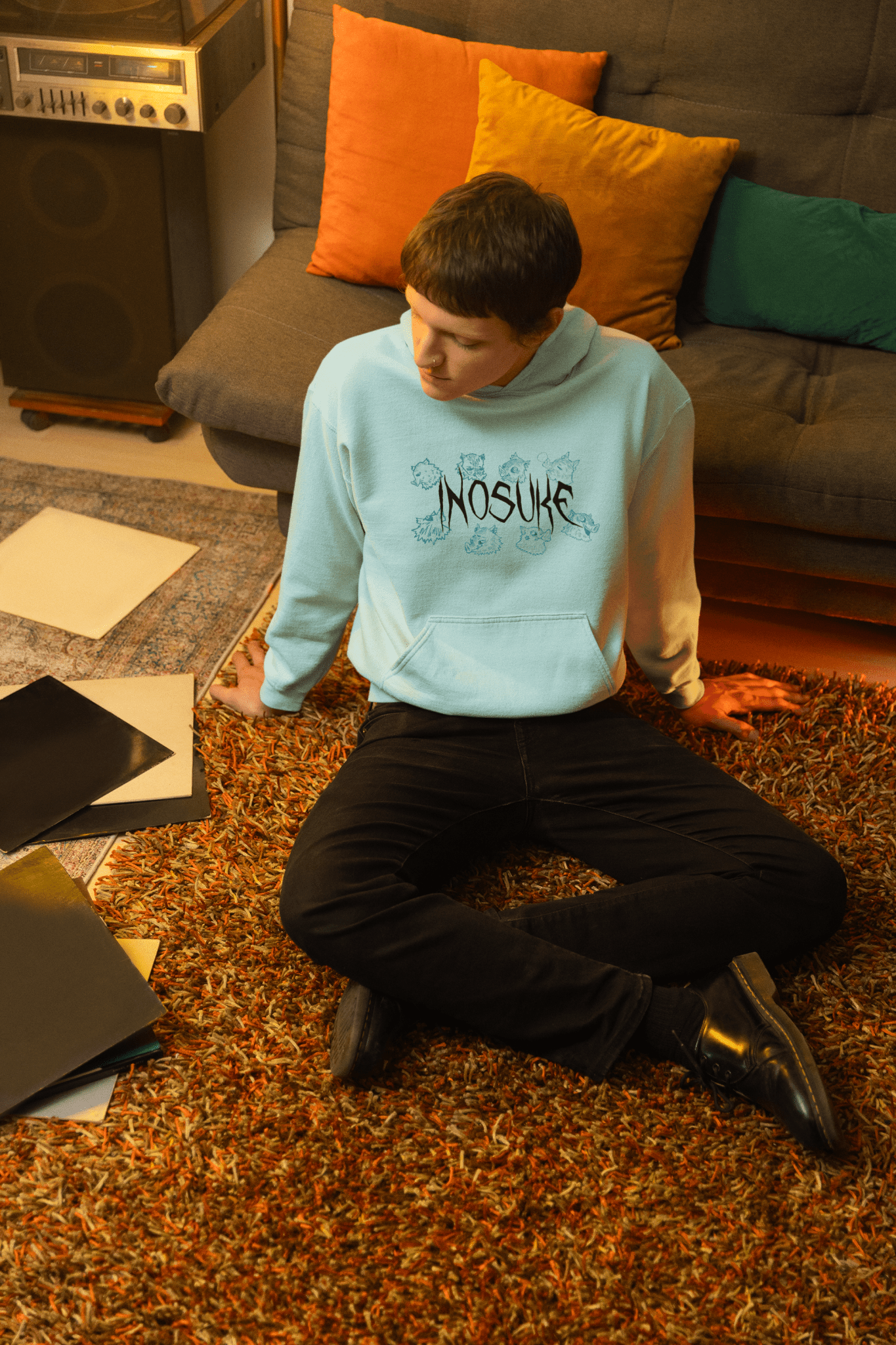 Inosuke Hashibira Demon Slayer Anime Sweatshirt – Unisex