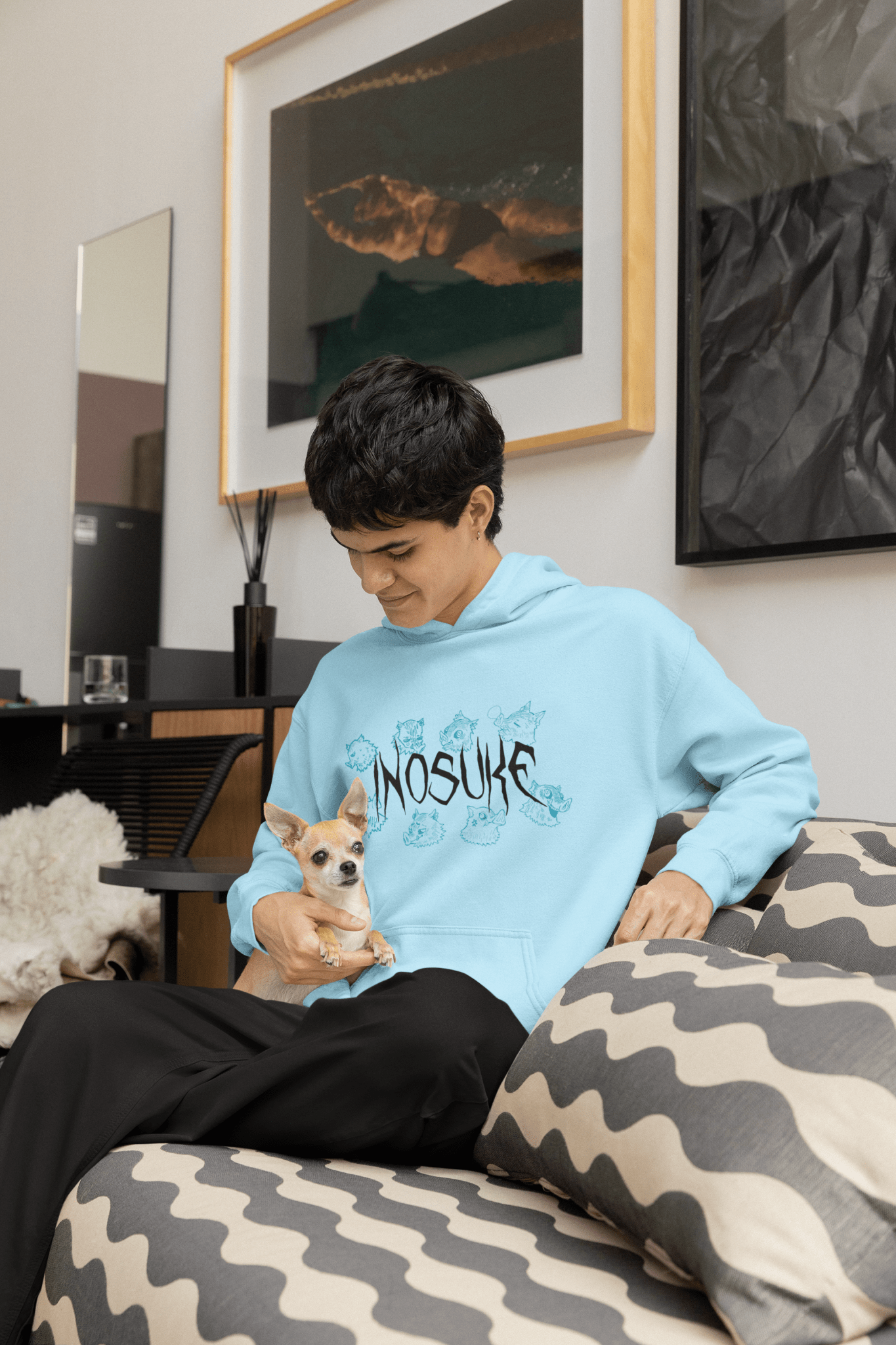 Inosuke Hashibira Demon Slayer Anime Sweatshirt – Unisex