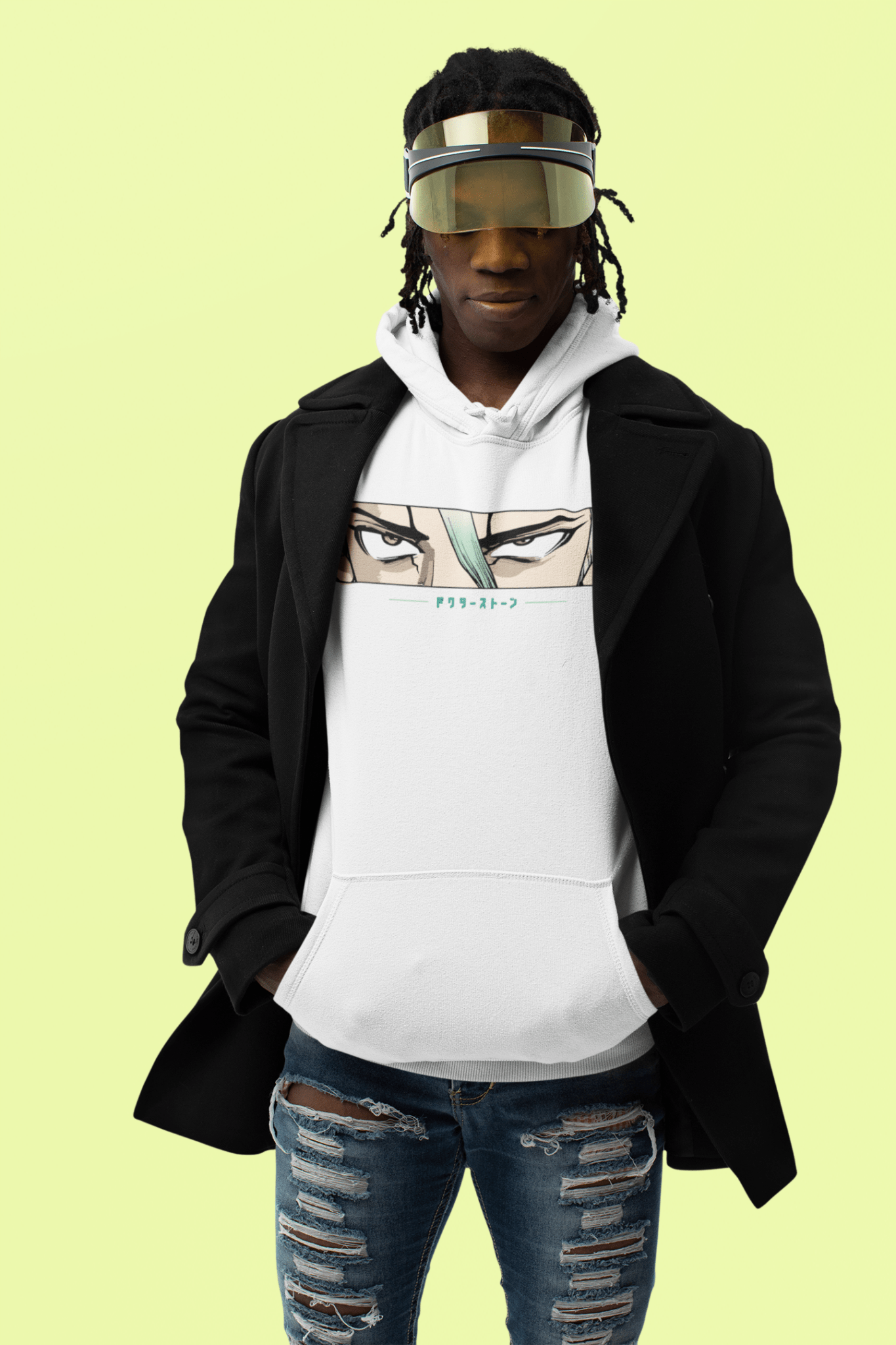 Senku Ishigami Dr. Stone Anime Hoodie – Unisex Anime Streetwear