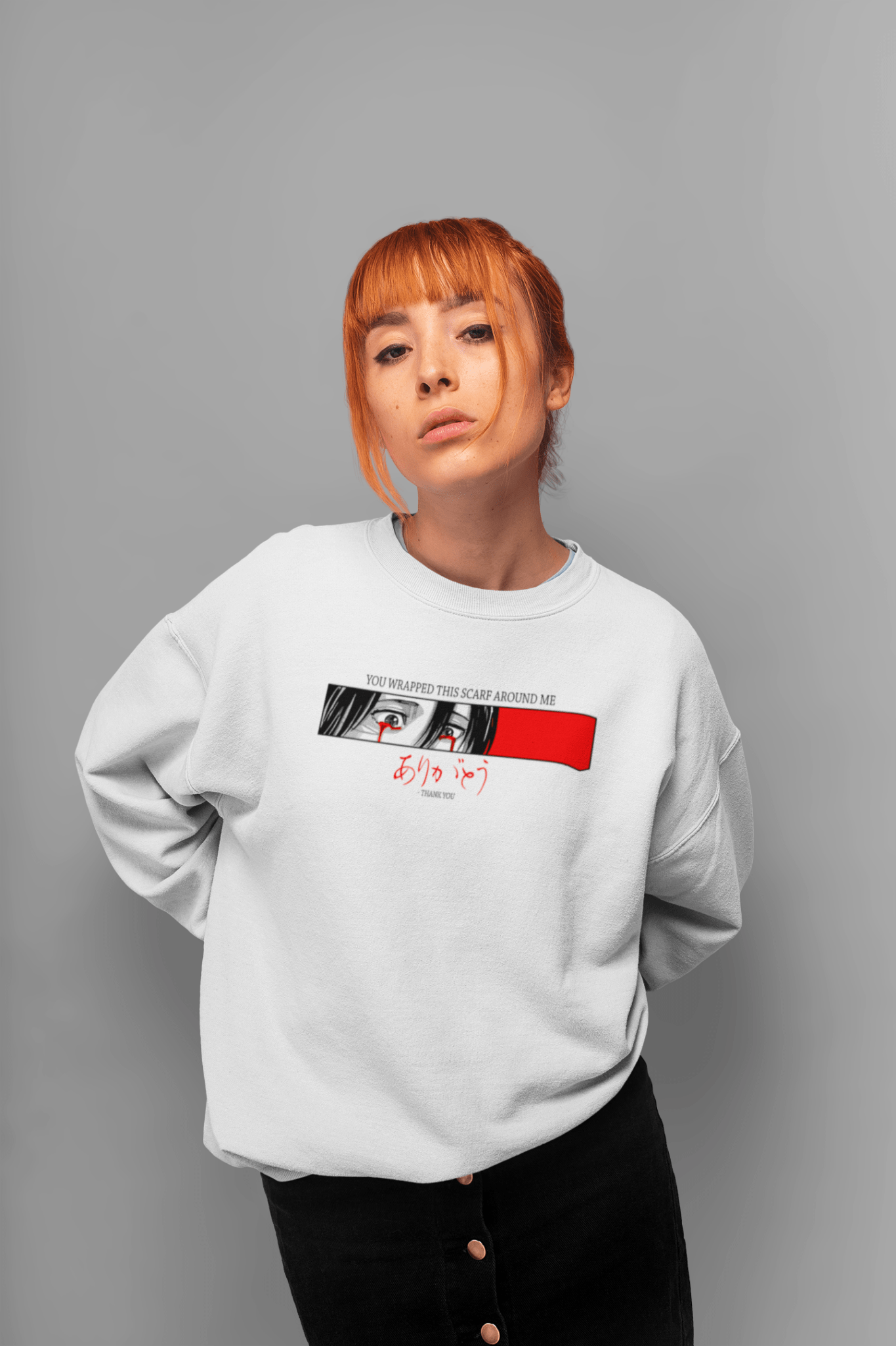 Mikasa Ackerman Attack on Titan Sweatshirt – Unisex Anime Merch