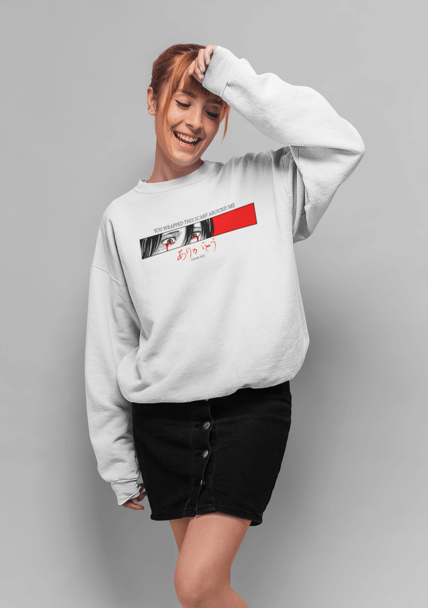 Mikasa Ackerman Attack on Titan Sweatshirt – Unisex Anime Merch