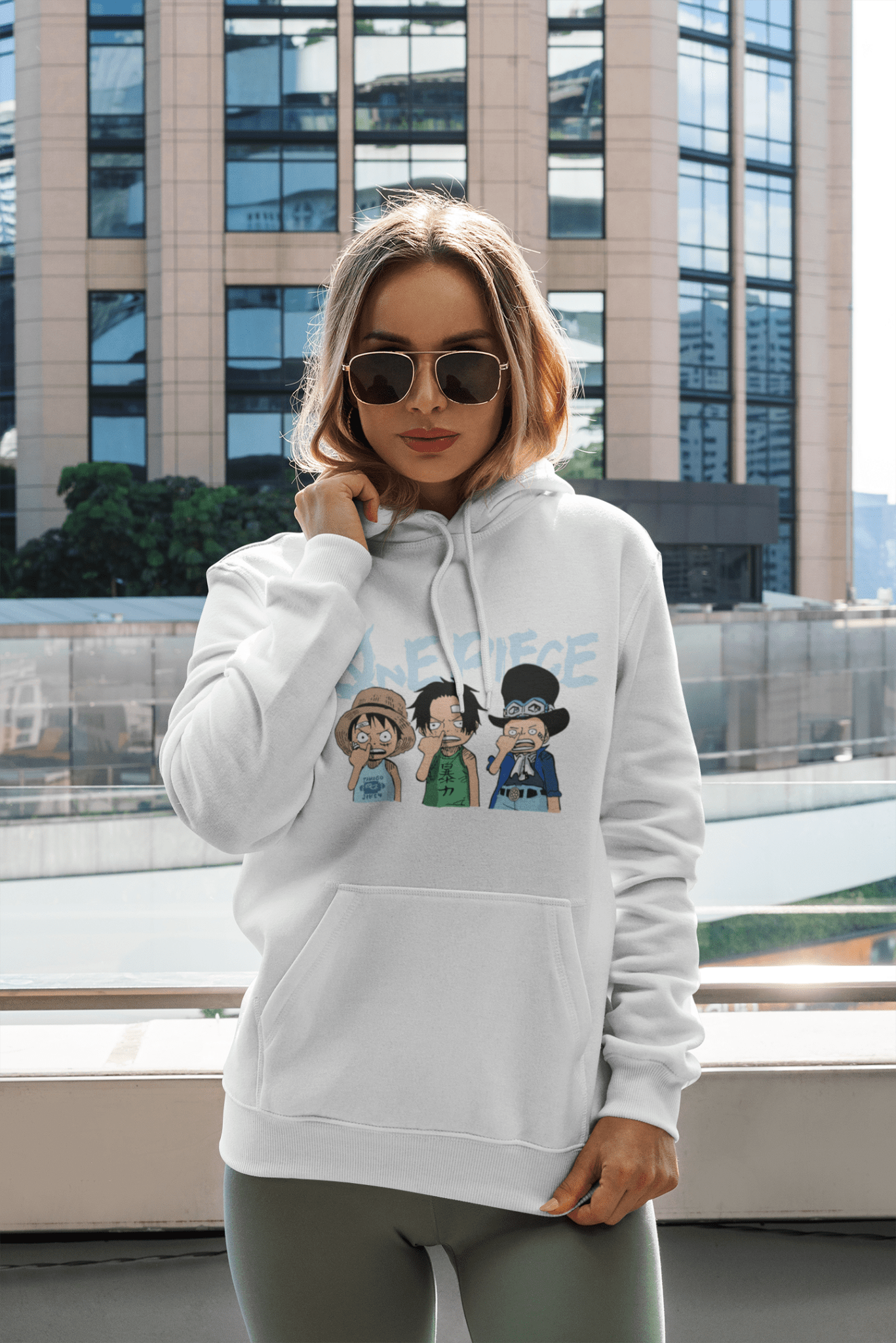 Luffy & Brothers One Piece Hoodie – Unisex Anime Merch