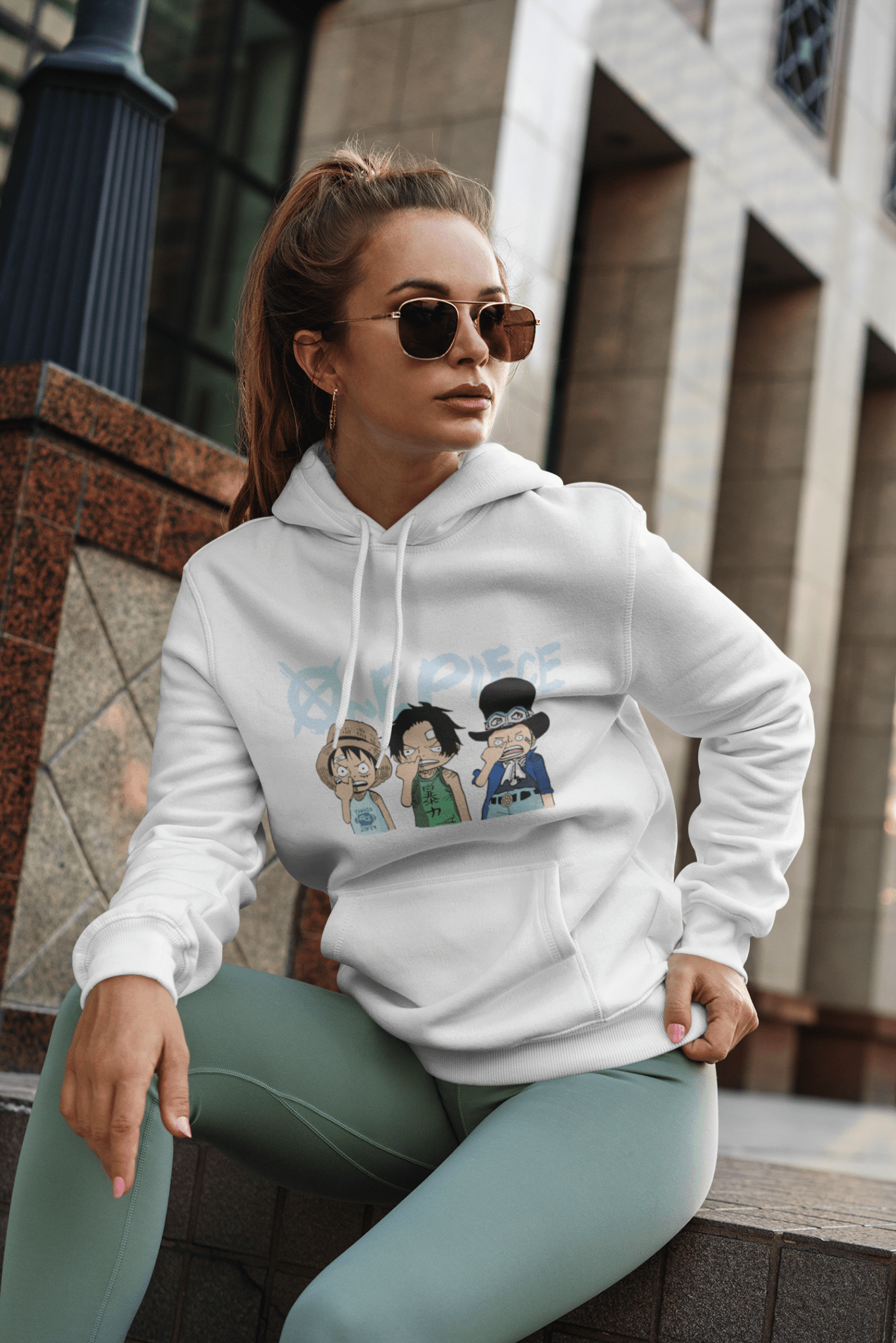 Luffy & Brothers One Piece Hoodie – Unisex Anime Merch