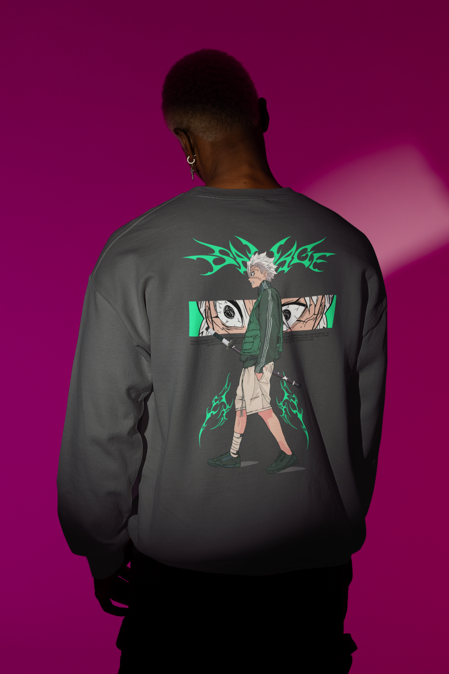 Sanemi Shinazugawa - Wind Hashira - Demon Slayer - Unisex Sweatshirt